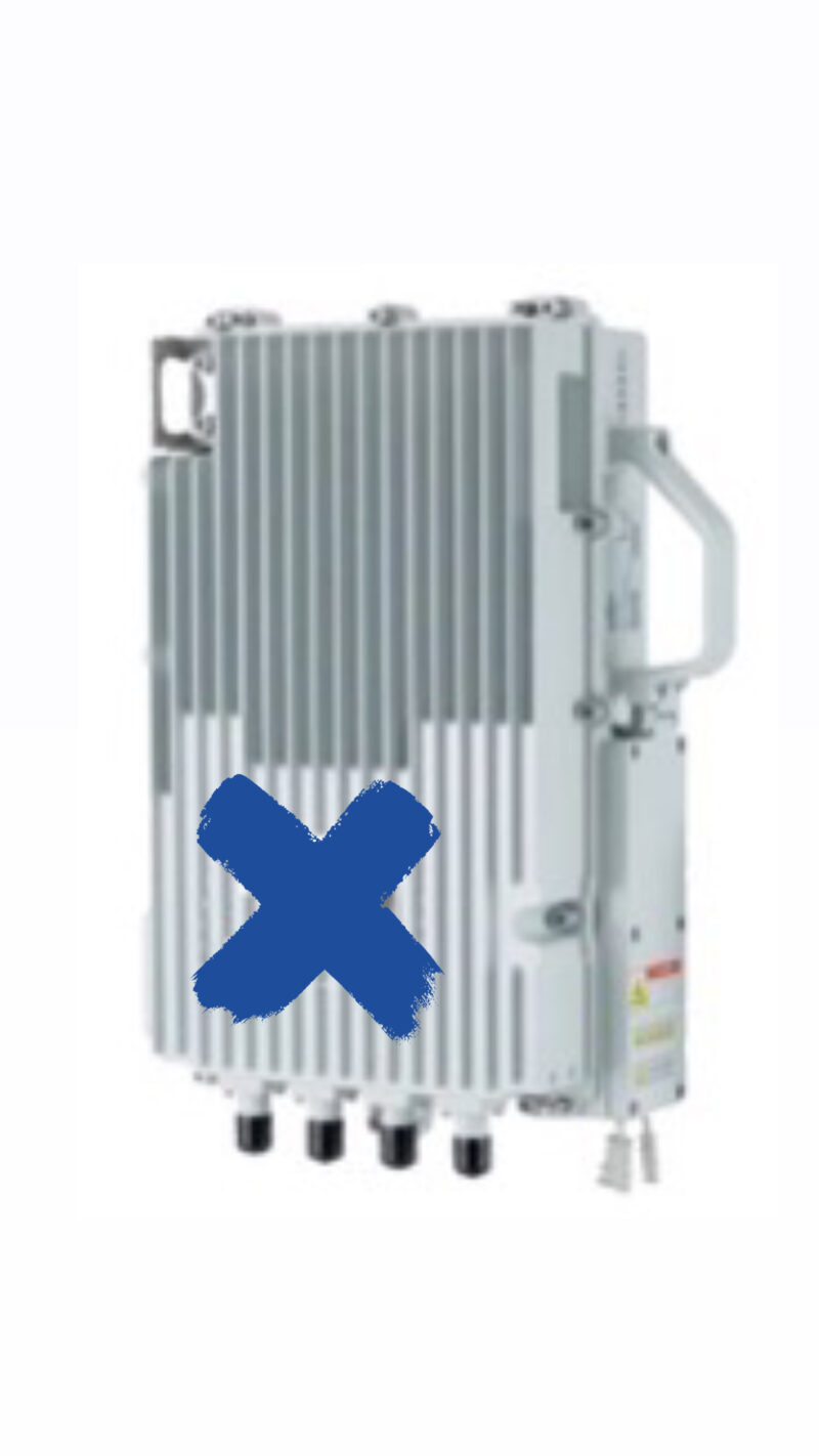 5G outdoor gNodeB - AI and Robots